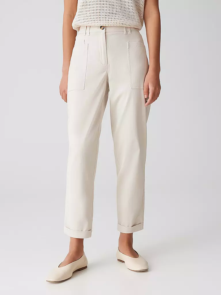 OPUS | Pantaloni cargo MELINA FRENCH | Crema