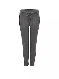 OPUS | Pantaloni effetto pelle ELVINA CARGO | Grigio