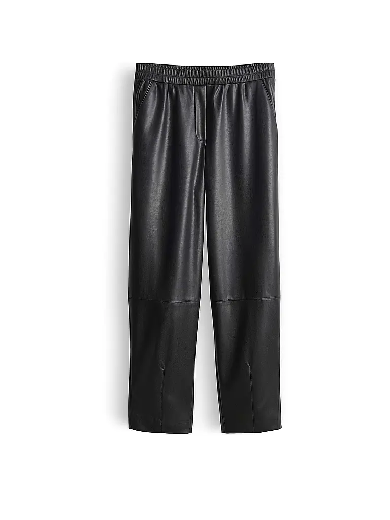 OPUS | Pantaloni effetto pelle MYHA EDGY | Nero