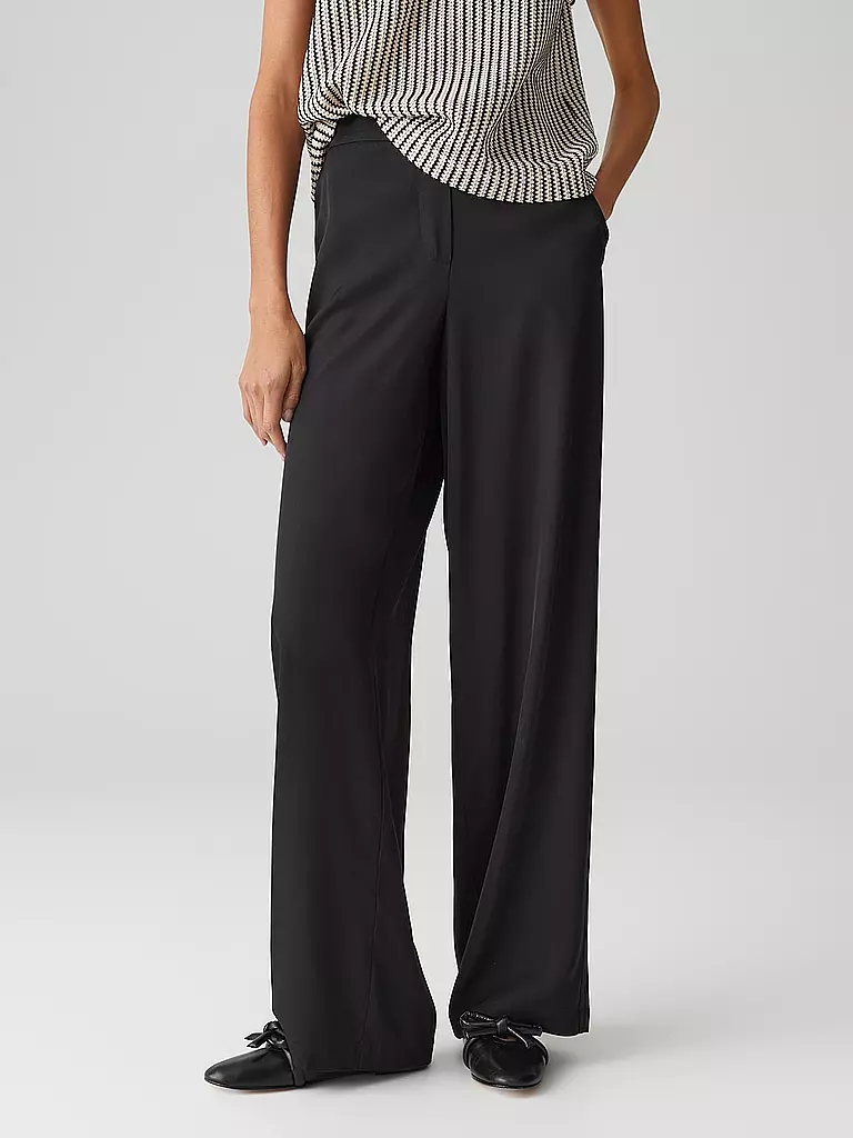 OPUS | Pantaloni Marlene MAROU TRAVEL | Nero