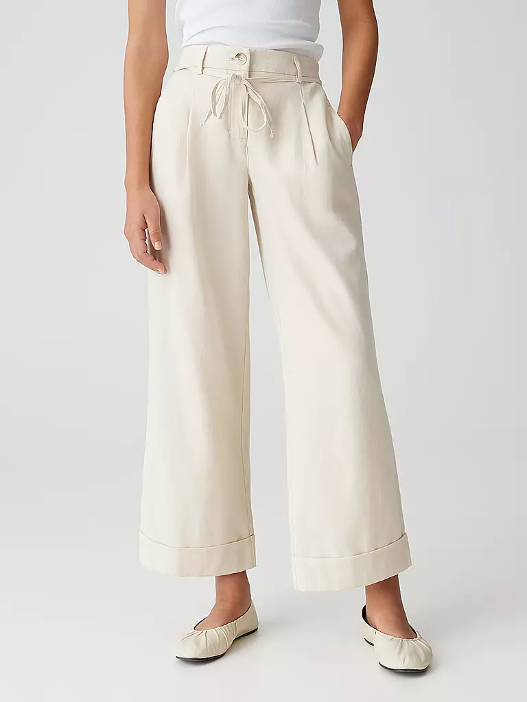 OPUS | Pantaloni Marlene MEERI FRENCH | Crema