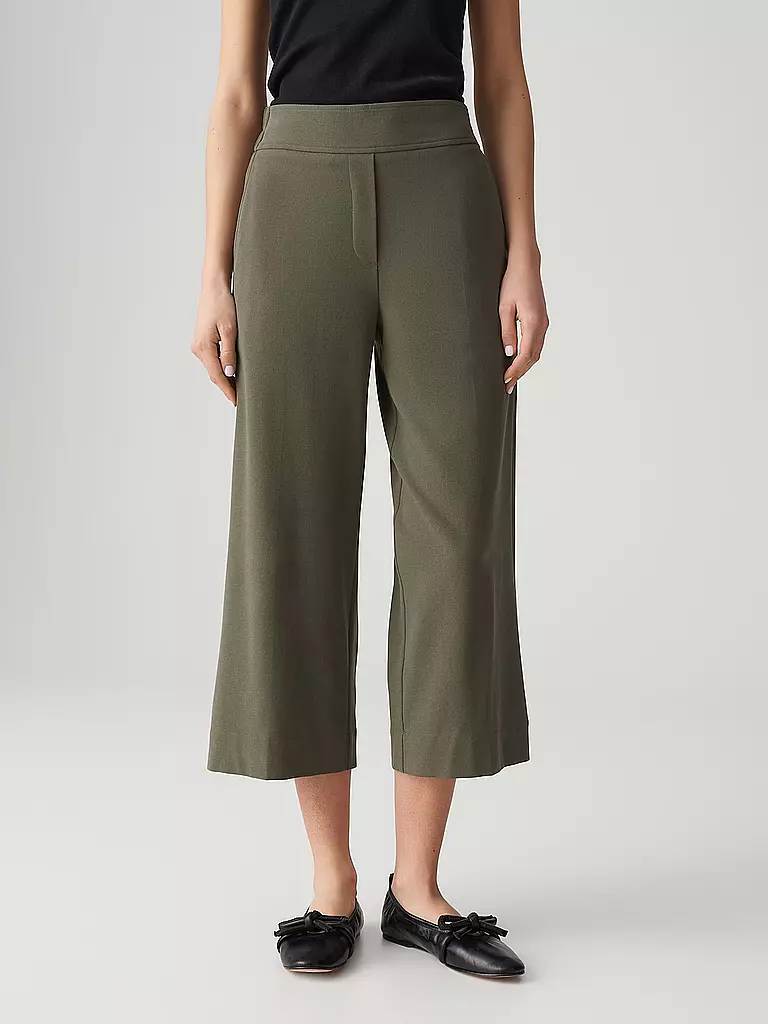 OPUS | Pantaloni MISHA CREPE | Verde scuro