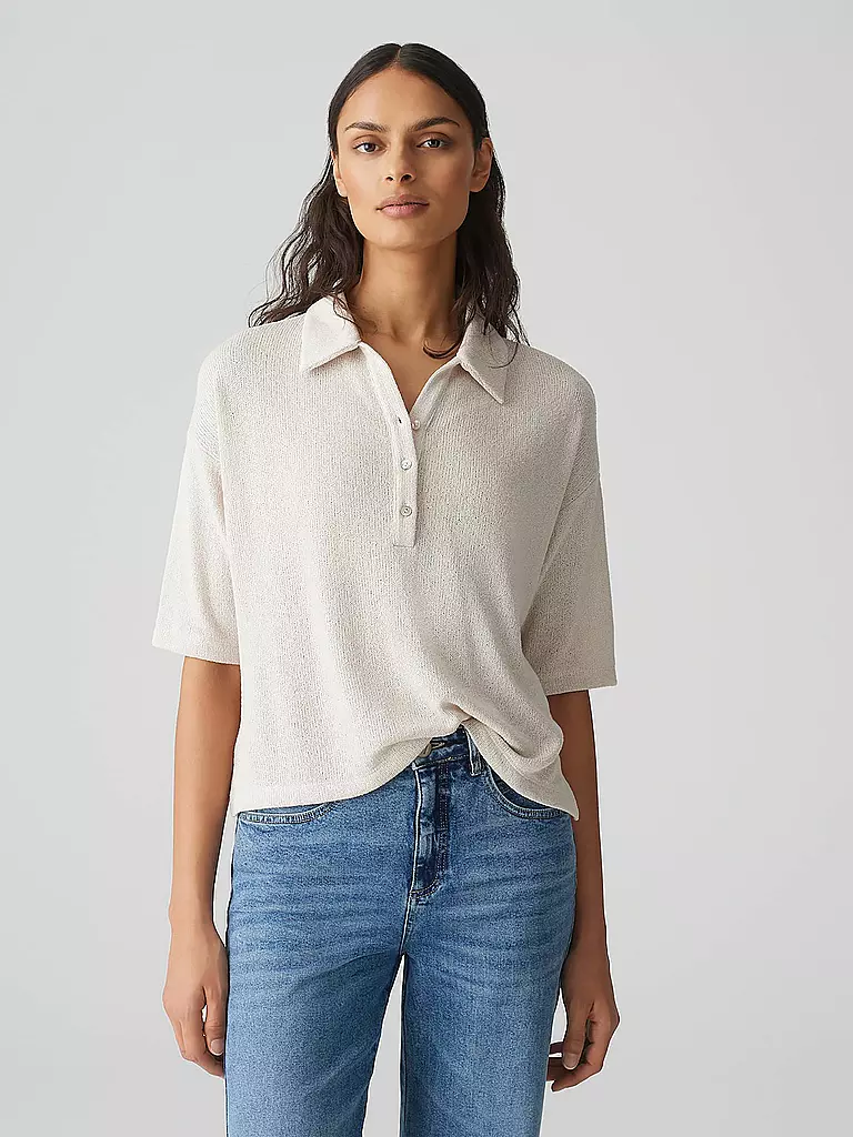 OPUS | Poloshirt SILKAS | Crema