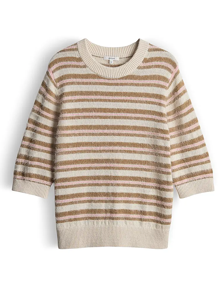 OPUS | Pullover PUVET STRIPE | Rosa