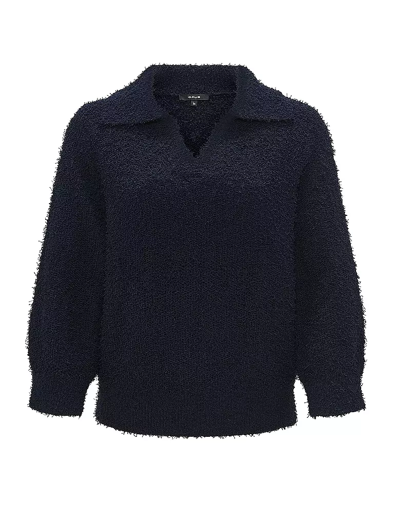 OPUS | Pullover Troyer | Blu scuro