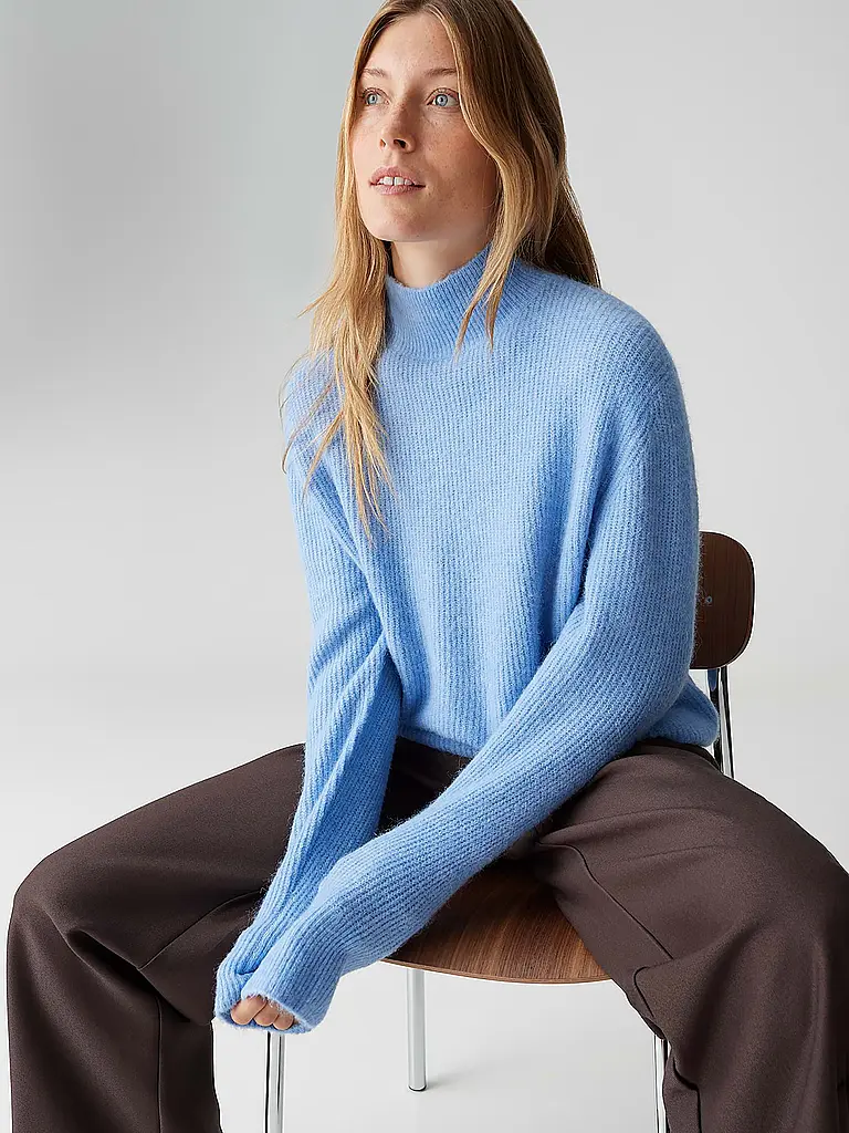 OPUS | Rollkragenpullover PARF | Blu