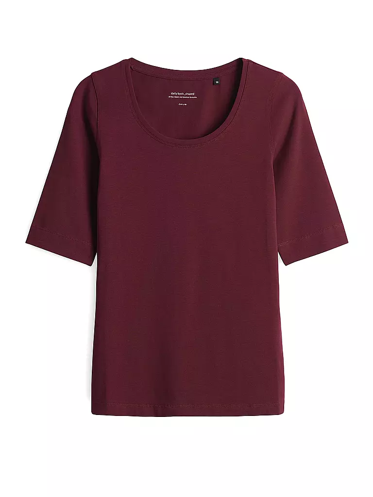 OPUS | Shirt SERTA
Marke: OPUS
Farbe: dunkelrot
Kategorien: Moda,Donna

Ärmellänge: 3/4 Ärmel
Ausschnitt: Rundhalsausschnitt
Material: Jersey,Baumwolle,Stretch
Musterung: Unifarben
Passform (Oberbekleidung): Slim
Stil: Pure | Rosso scuro