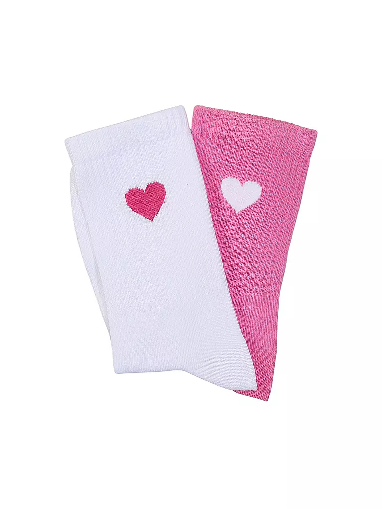 OPUS | Socken 2er Pkg. YENNIS HEART pink punch | Fucsia