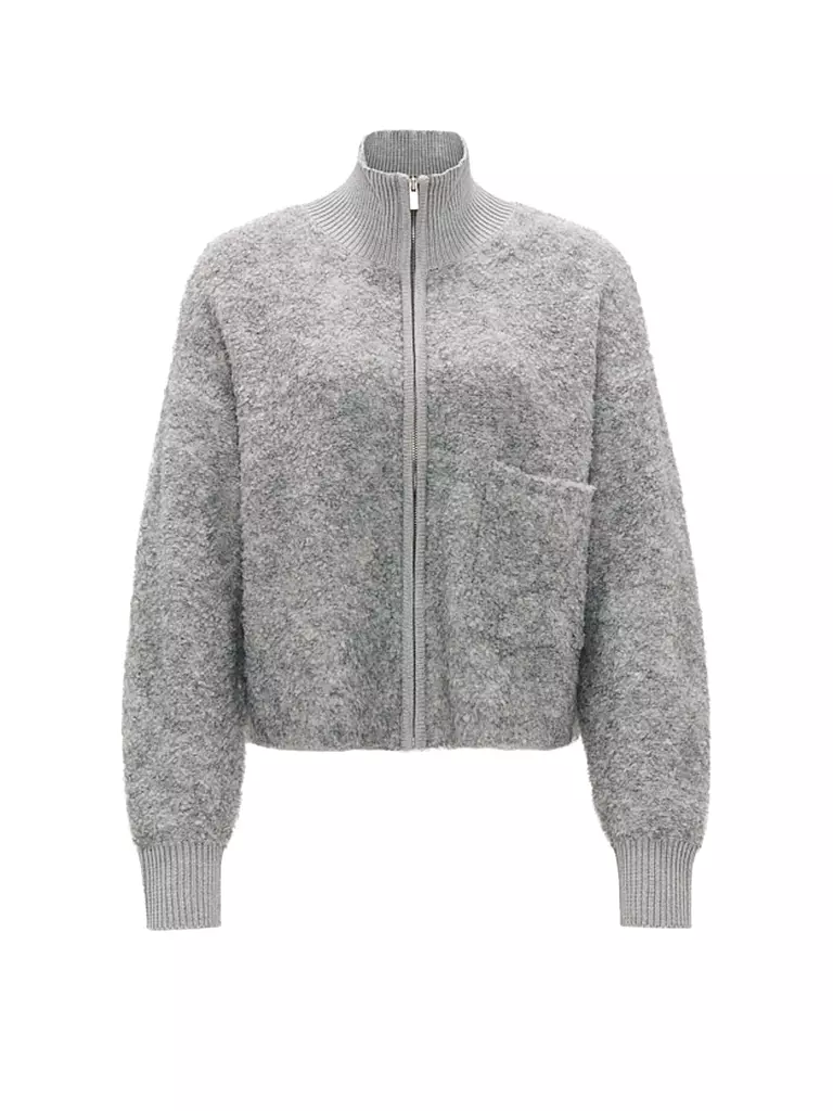 OPUS | Strickjacke DARILA | Grigio chiaro