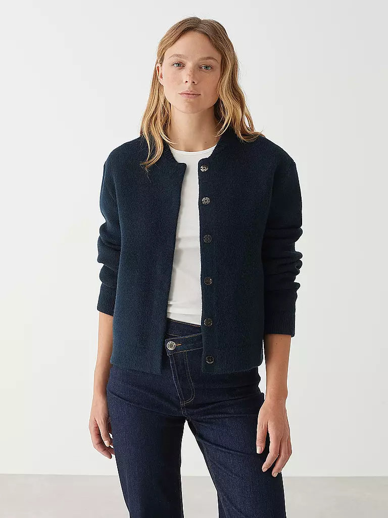 OPUS | Strickjacke DOMBA | Blu scuro