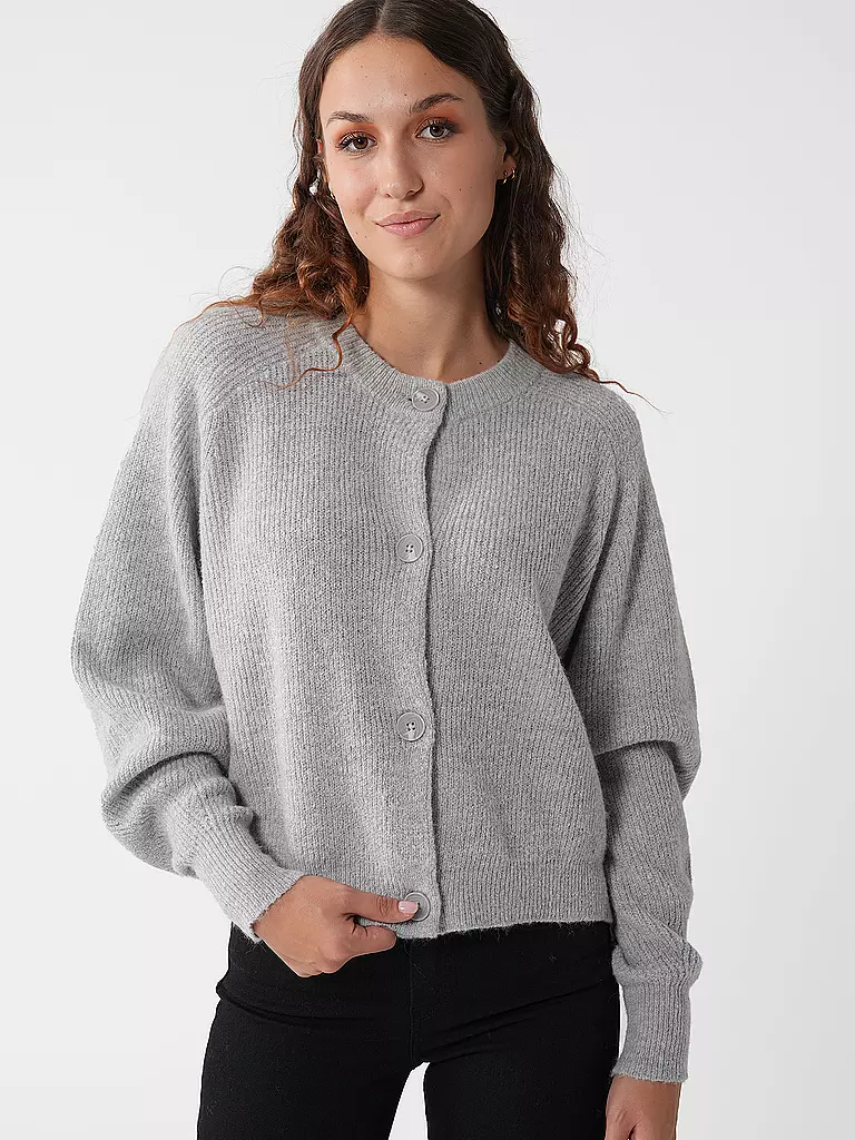 OPUS | Strickjacke DORTY | Grigio chiaro
