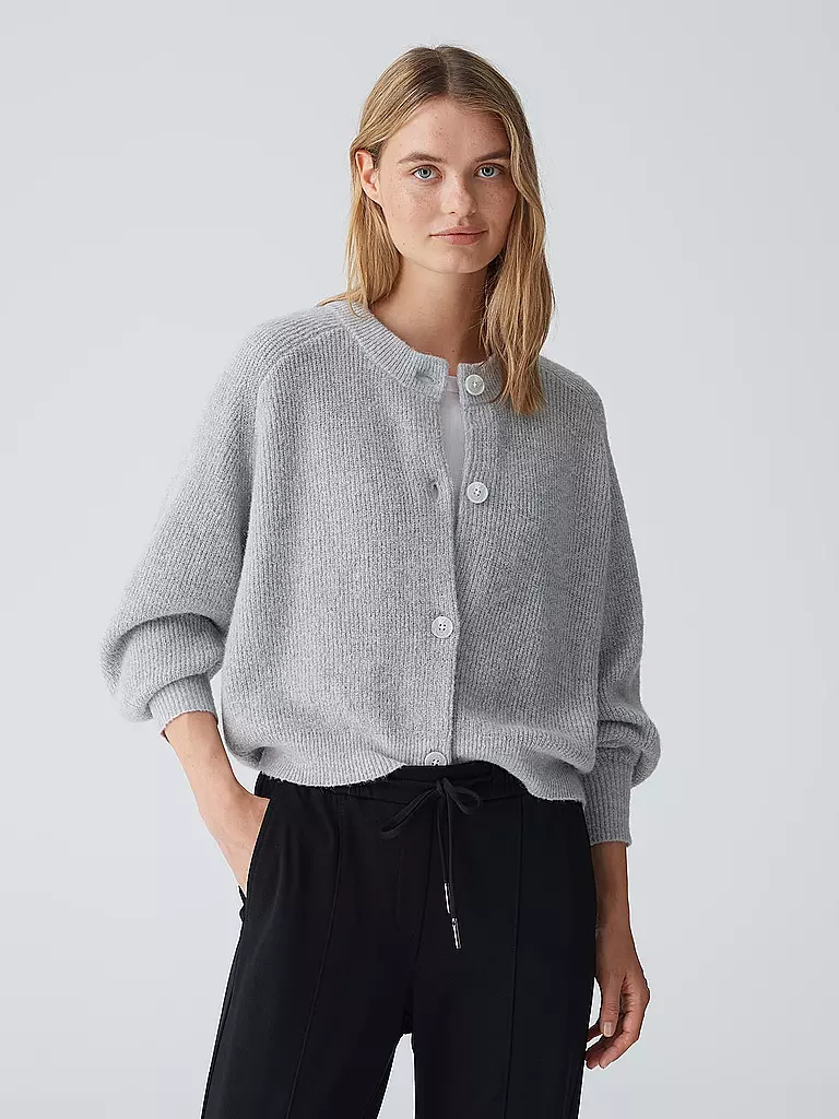 OPUS | Strickjacke DORTY | Grigio chiaro