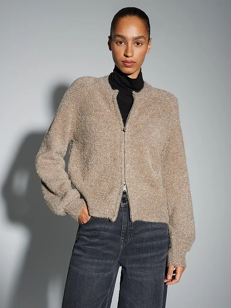 OPUS | Strickjacke DOSMIC | Cammello