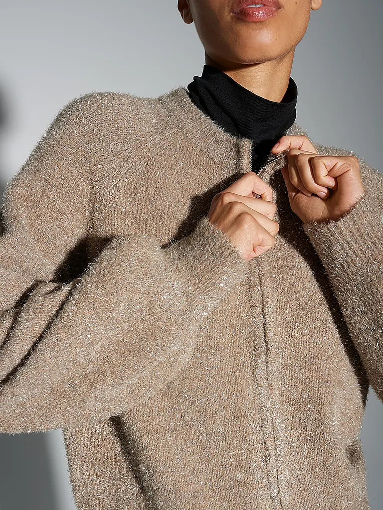 OPUS | Strickjacke DOSMIC | Cammello