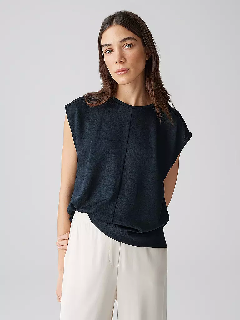 OPUS | Sweater SLUMMI | Blu scuro