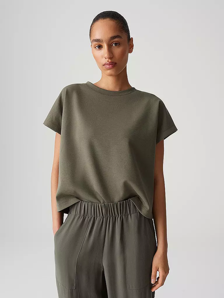 OPUS | Sweatshirt GANNE | Verde scuro