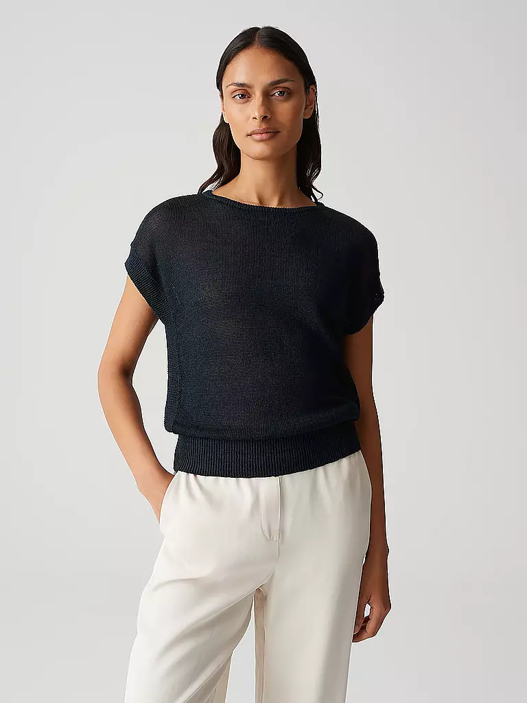 OPUS | T-Shirt PAJULA | Blu scuro