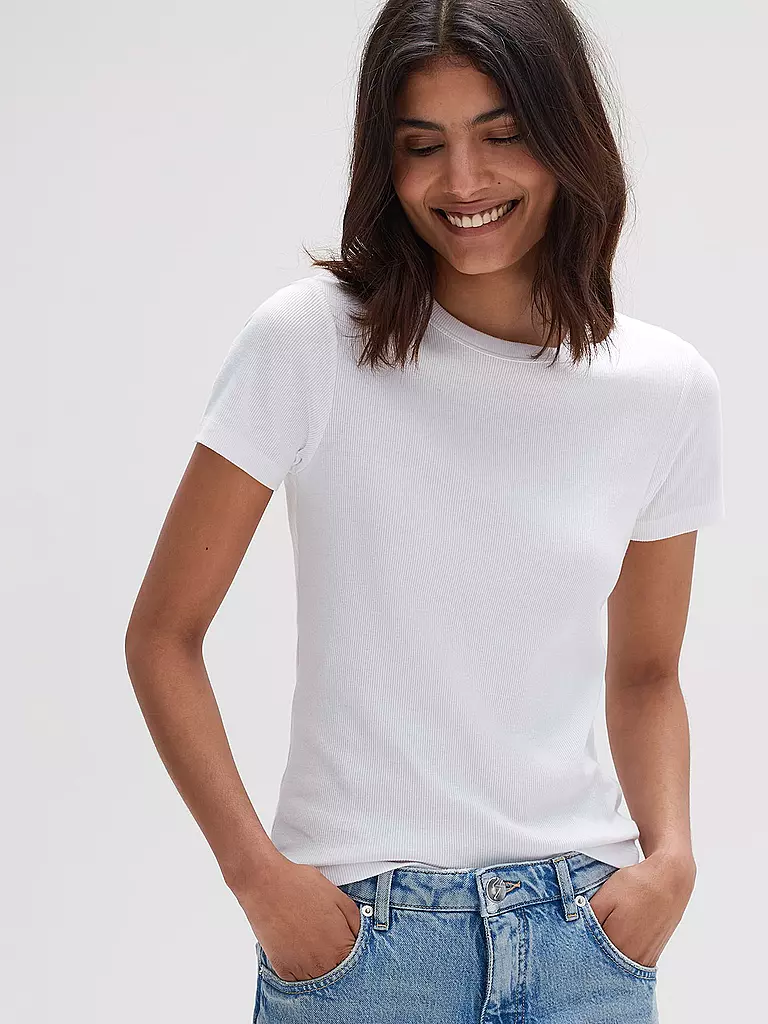 OPUS | T-shirt SAMUNA | Bianco