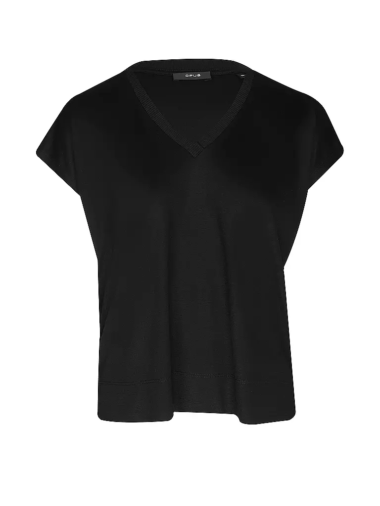 OPUS | T-shirt SAVILCHEN | Nero