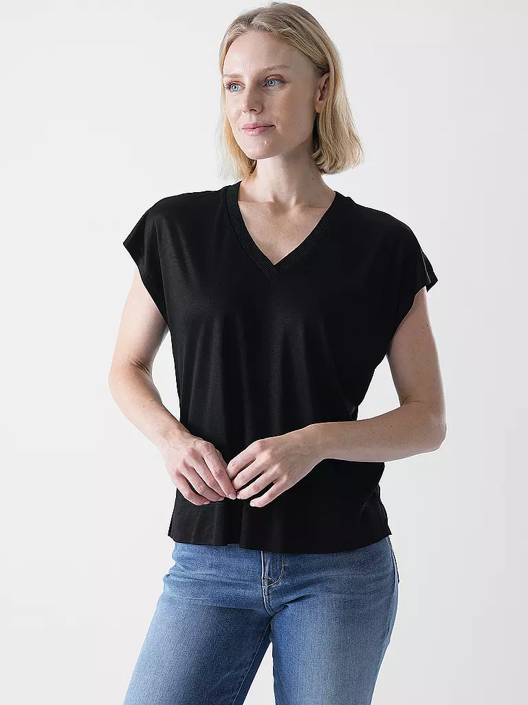 OPUS | T-shirt SAVILCHEN | Nero
