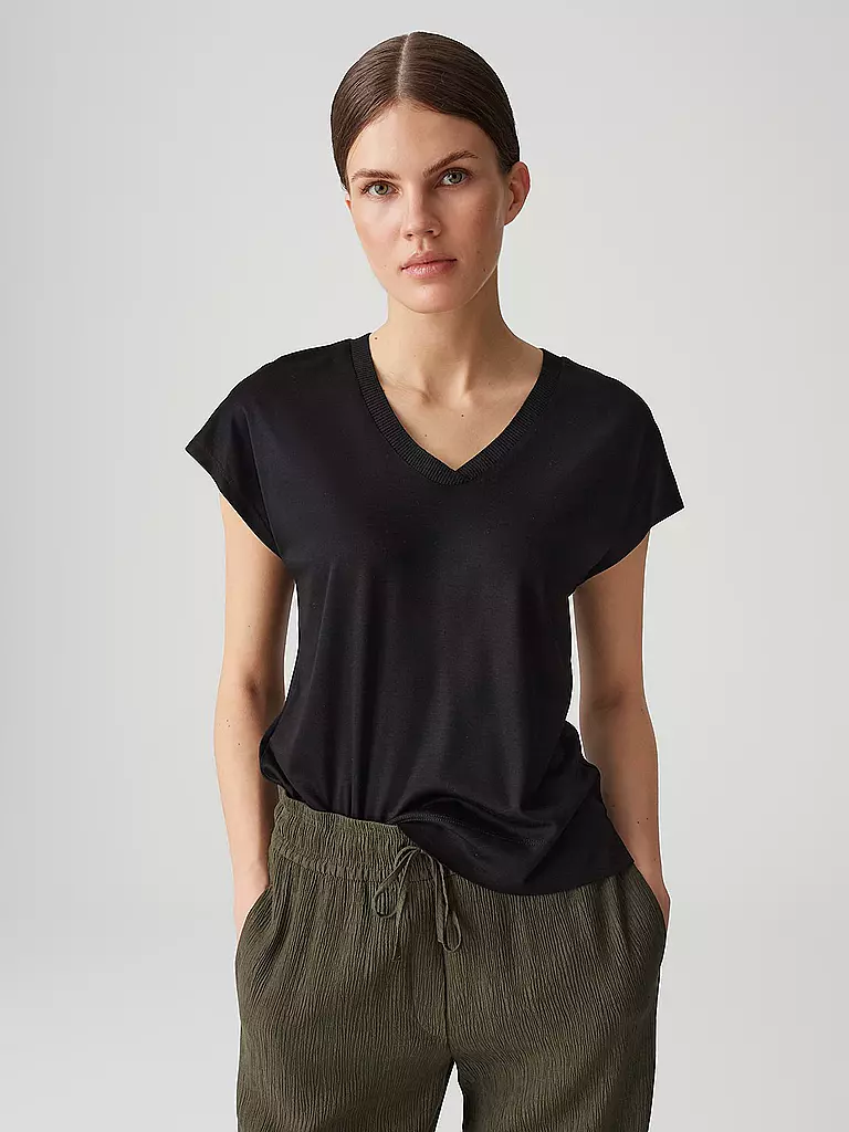 OPUS | T-shirt SAVILCHEN | Nero