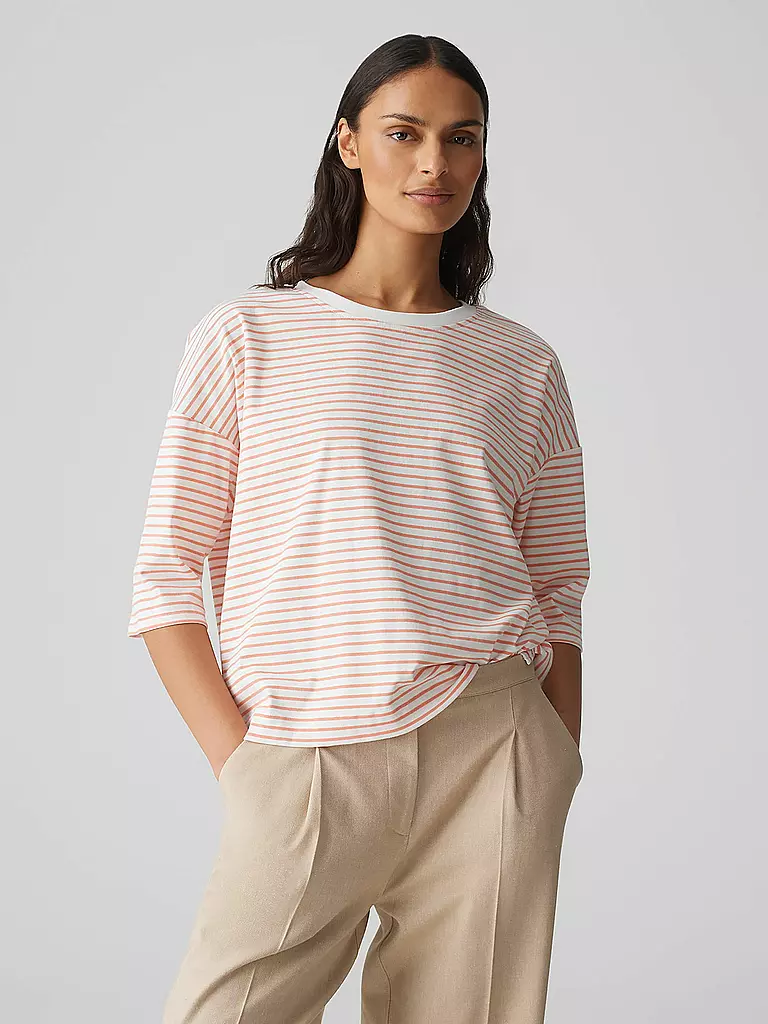 OPUS | T-shirt SEIFEN PREPPY | Arancione