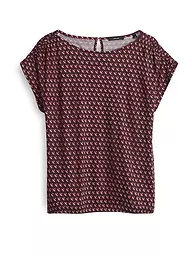OPUS | T-Shirt SEKADI MINIMAL | Rosso scuro