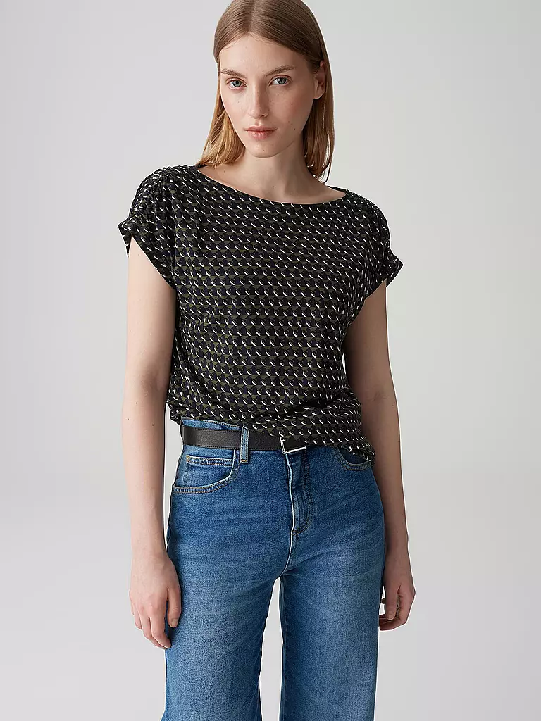 OPUS | T-shirt SEKADI MINIMAL | Blu scuro