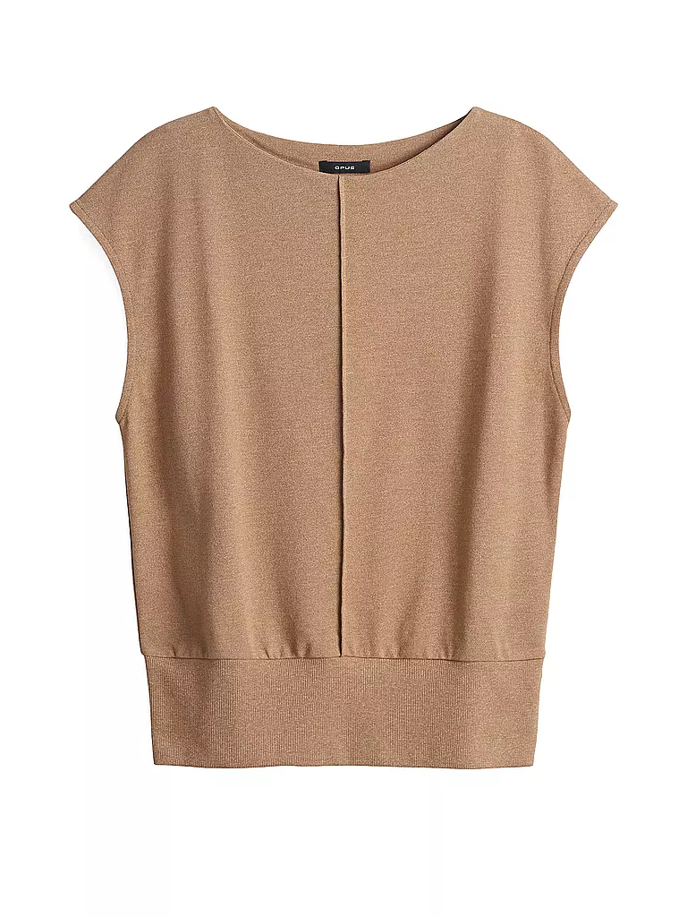 OPUS | T-shirt SIESA | Marrone chiaro