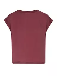 OPUS | T-Shirt SILKISI | Rosso scuro