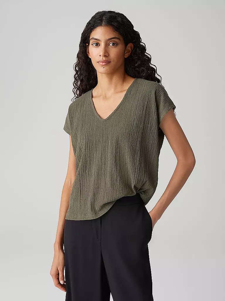 OPUS | T-shirt SIRUKUS STRUCTURE | Oliva
