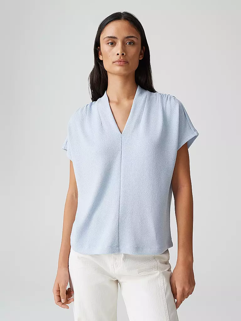 OPUS | T-Shirt SOFRANKA | Blu chiaro