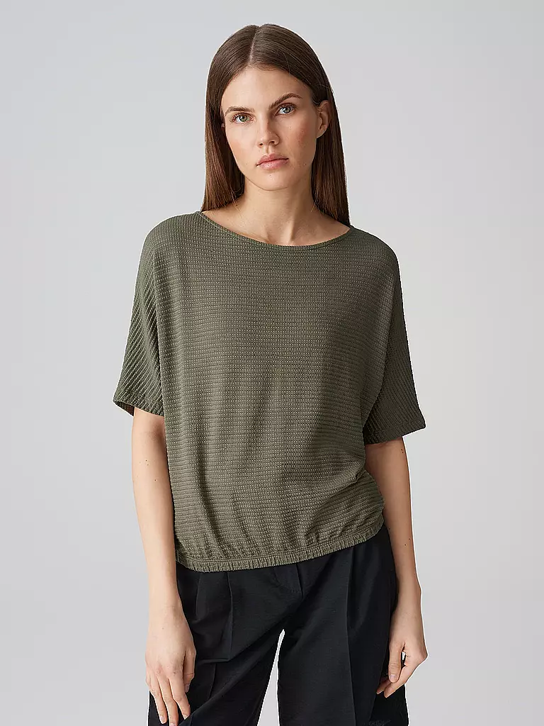 OPUS | T-Shirt SOMFU | Oliva