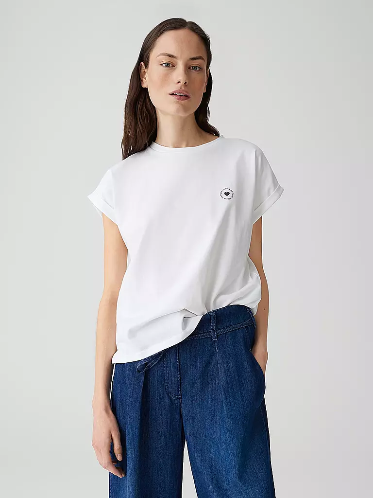 OPUS | T-Shirt SPARIS | Bianco