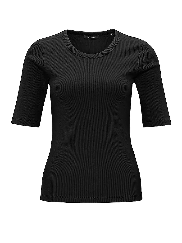 OPUS | T-shirt SUSTAFA | Nero