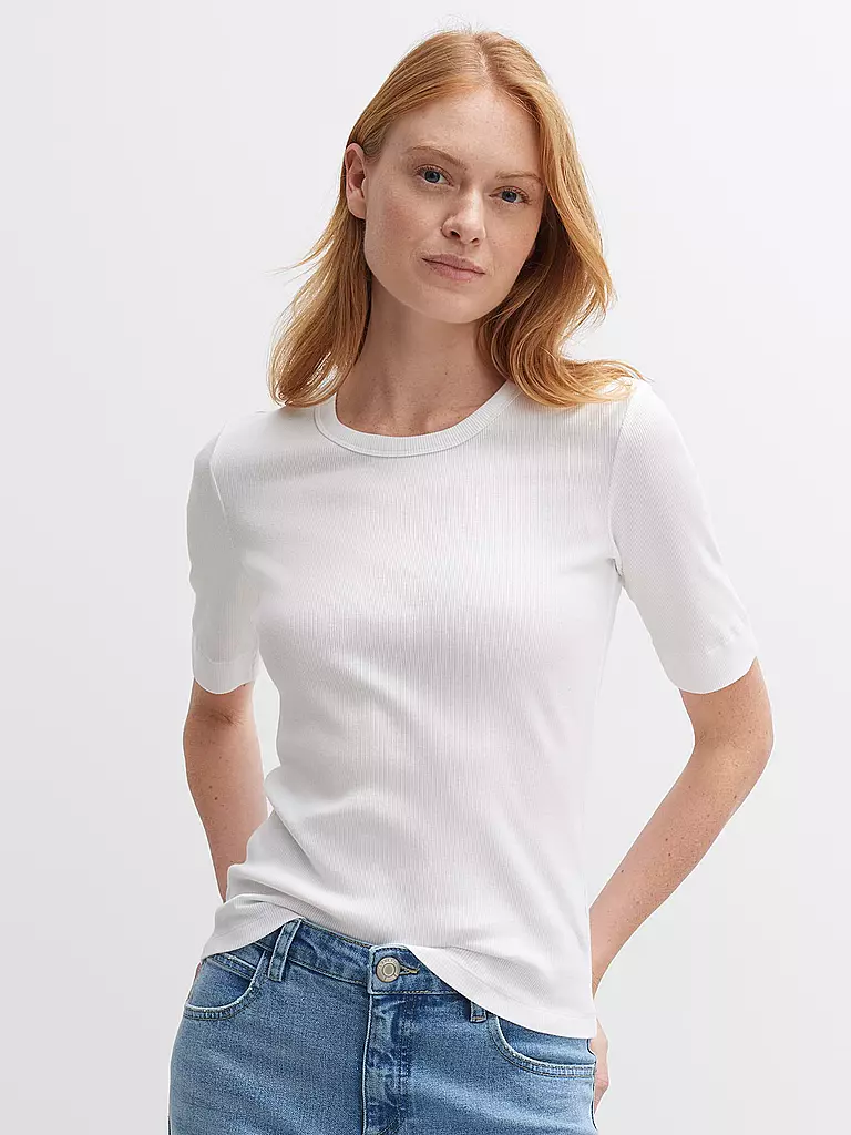 OPUS | T-shirt SUSTAFA | Bianco