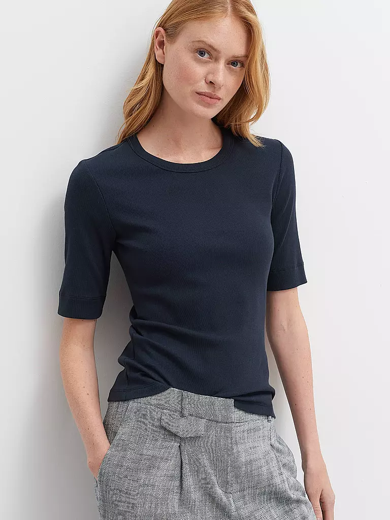 OPUS | T-Shirt SUSTAFA | Blu