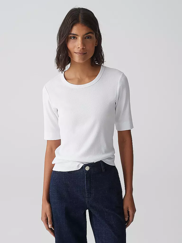 OPUS | T-shirt SUSTAFA | Bianco