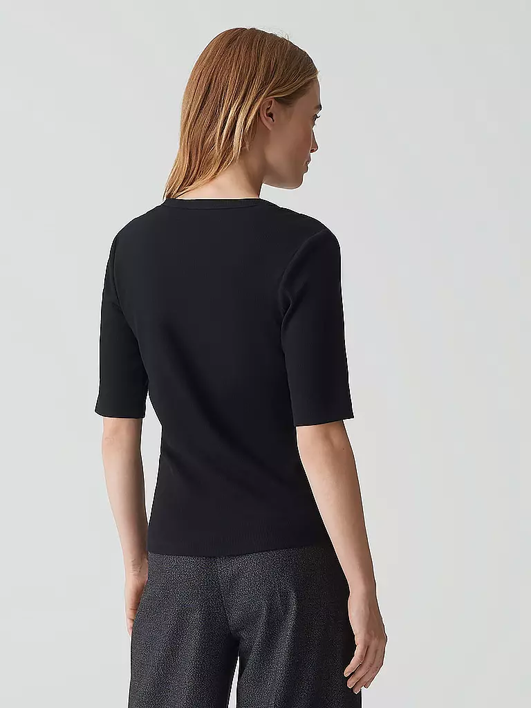 OPUS | T-shirt SUSTAFA | Nero