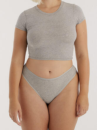 ORGANIC BASICS | String CORE RIB grigio mélange