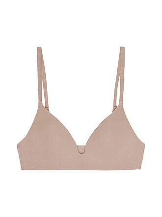 ORGANIC BASICS | Reggiseno senza ferretto WIRELESS PLUNGE BRA hazelnut