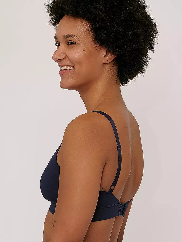 ORGANIC BASICS | Triangle BH gefüttert navy | Blu
