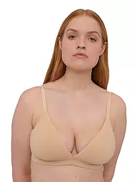 ORGANIC BASICS | Triangle BH gefüttert navy | Beige