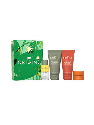 ORIGINS | CLEANSE & GLOW ESSENTIALS Il nostro set di elementi essenziali per la cura della pelle più amato 3x30ml / 5ml