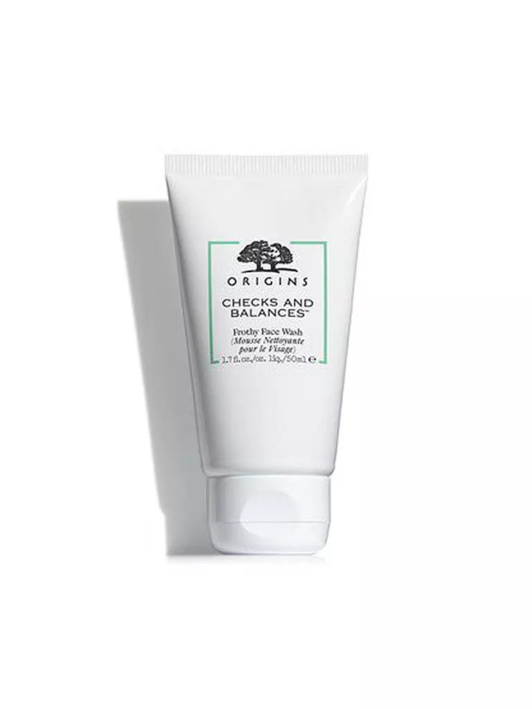 ORIGINS | Checks & Balances Detergente Viso Schiumogeno 50ml | Senza colore