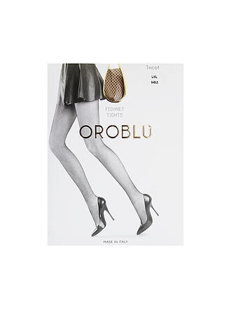 OROBLU | Collant a rete "Tricot" (sabble)