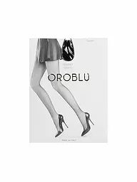 OROBLU | Collant a rete "Tricot" (sabble) | Nero