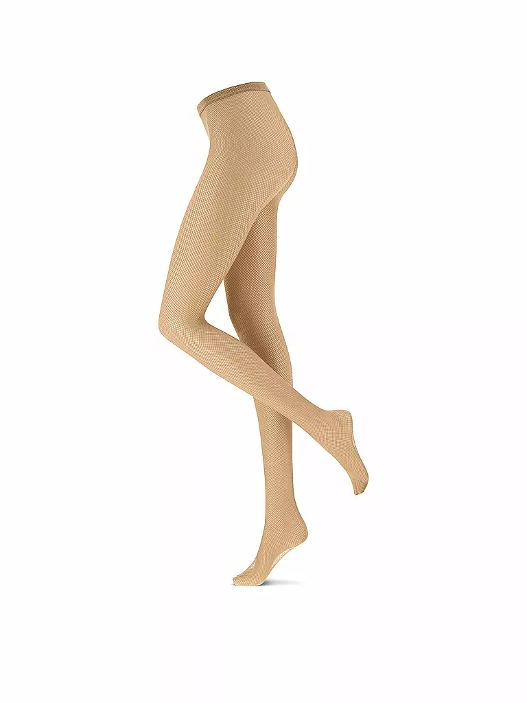 OROBLU | Collant a rete "Tricot" (sabble) | Beige