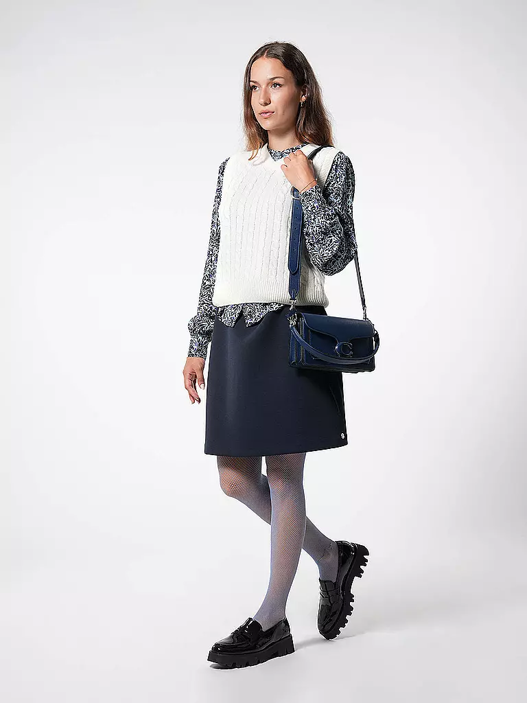 OROBLU | Collant a rete TRICOT sky 7 | Blu chiaro