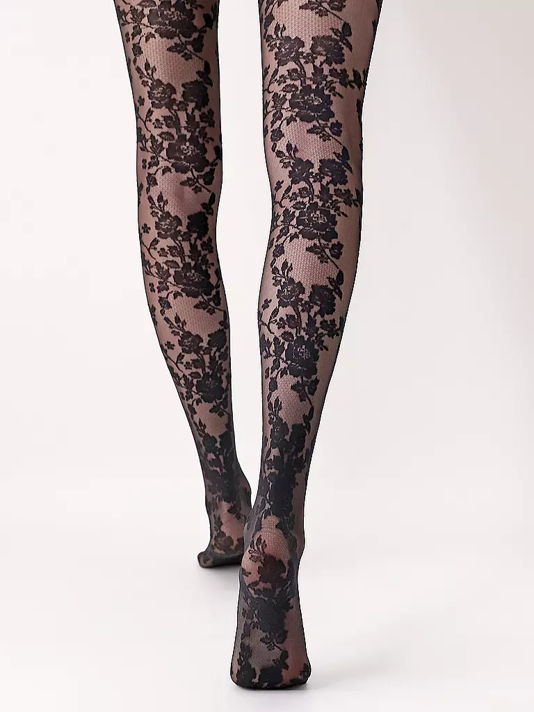 OROBLU | Collant alla moda CLASSY LACE nero | Nero